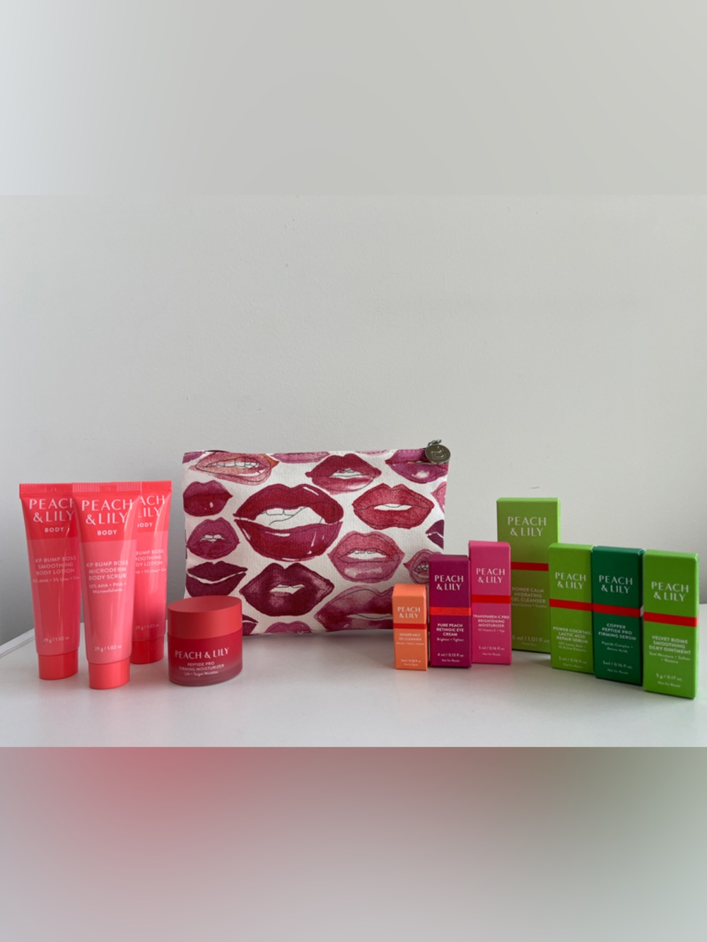 Peach & Lily 12 piece skincare set